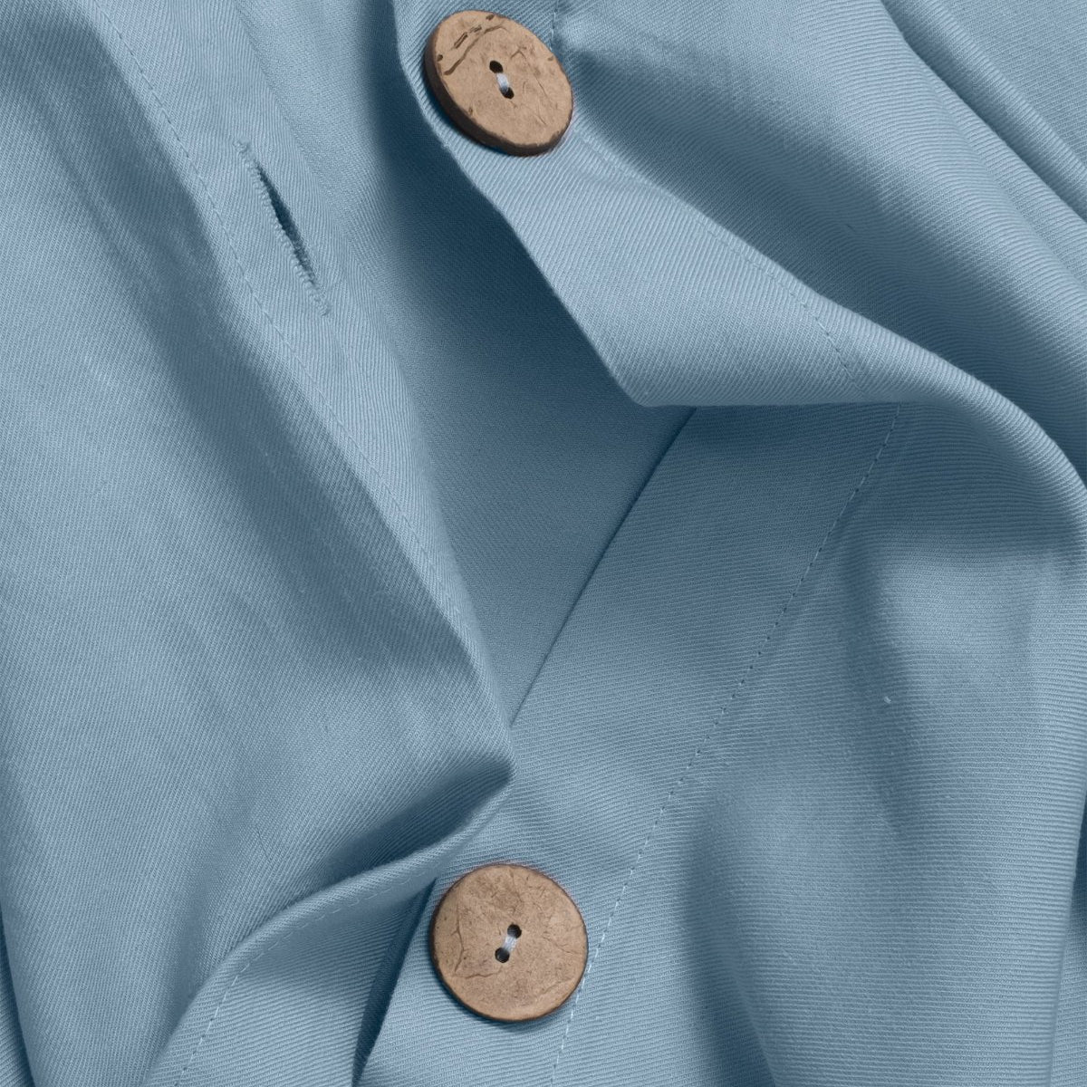 blue bamboo linen duvet cover #color_blue