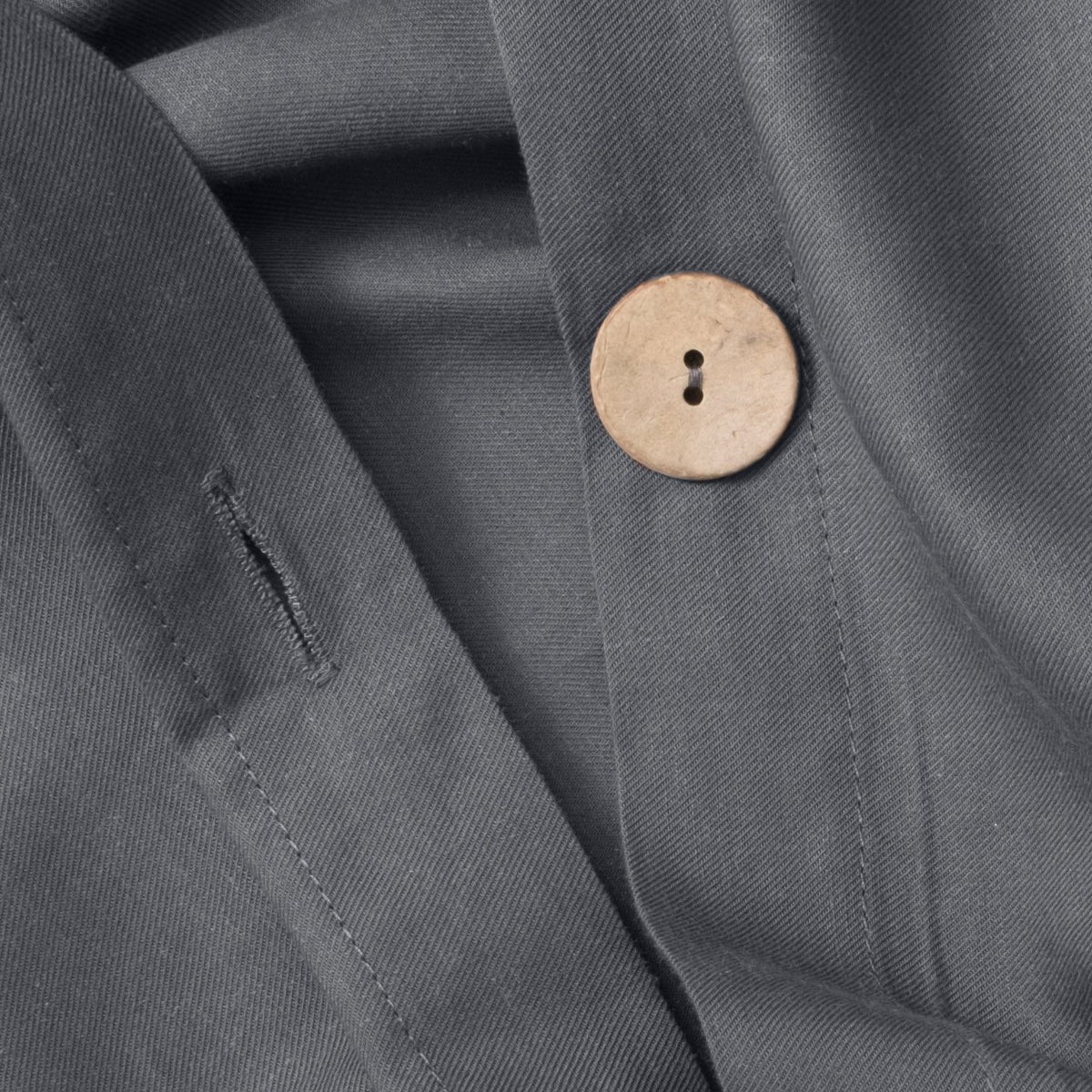 Grey bamboo linen duvet cover #color_dark-grey