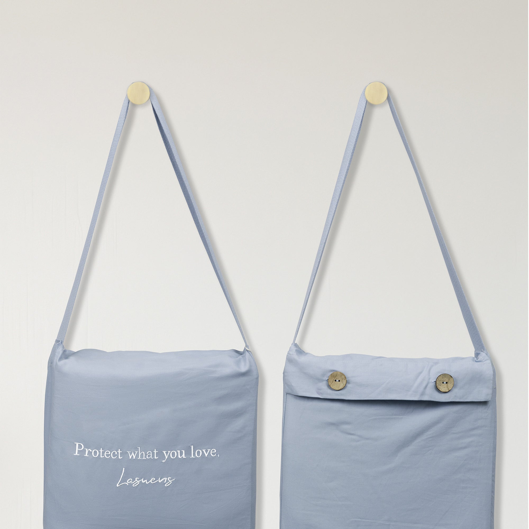 blue bamboo linen duvet cover #color_blue