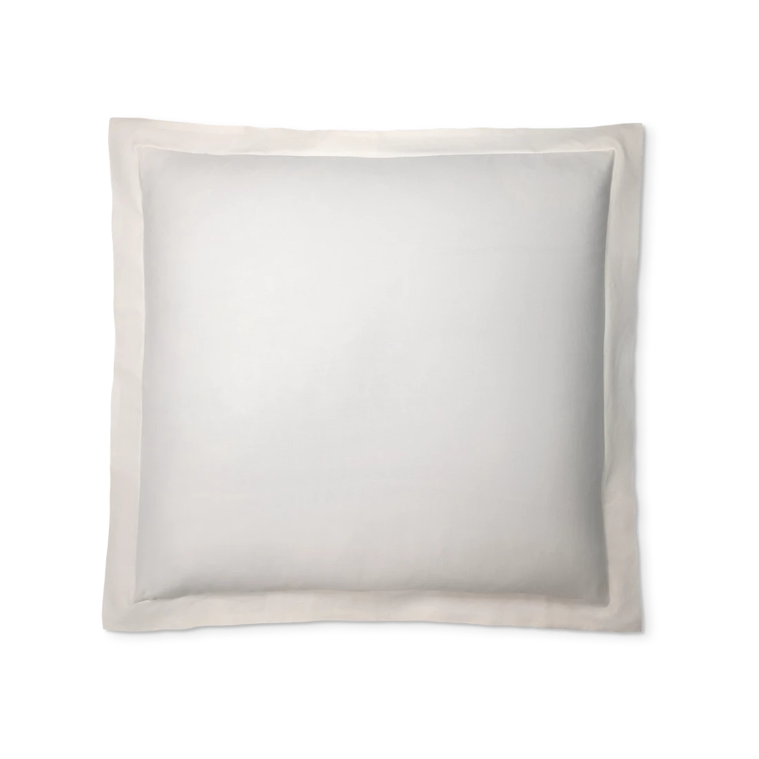 White bamboo linen euro sham #color_white