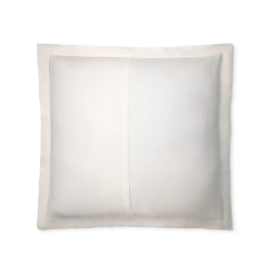 White bamboo linen euro sham #color_white