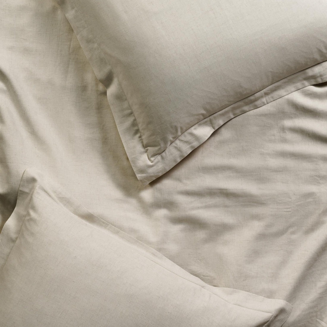 Natural bamboo linen euro shams #color_natural