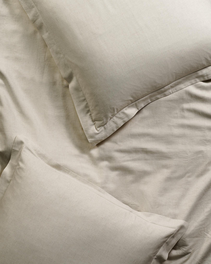 natural bamboo linen shams #color_natural